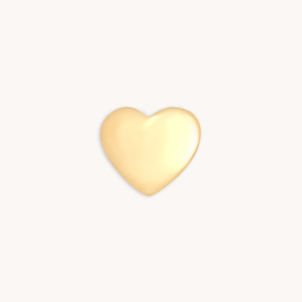 Heart Click Charm in 9k Gold