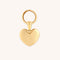 Heart Pet Tag in Gold