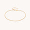 Essential Beaded Chain Anklet in Gold