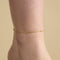 Essential Beaded Chain Anklet in Gold