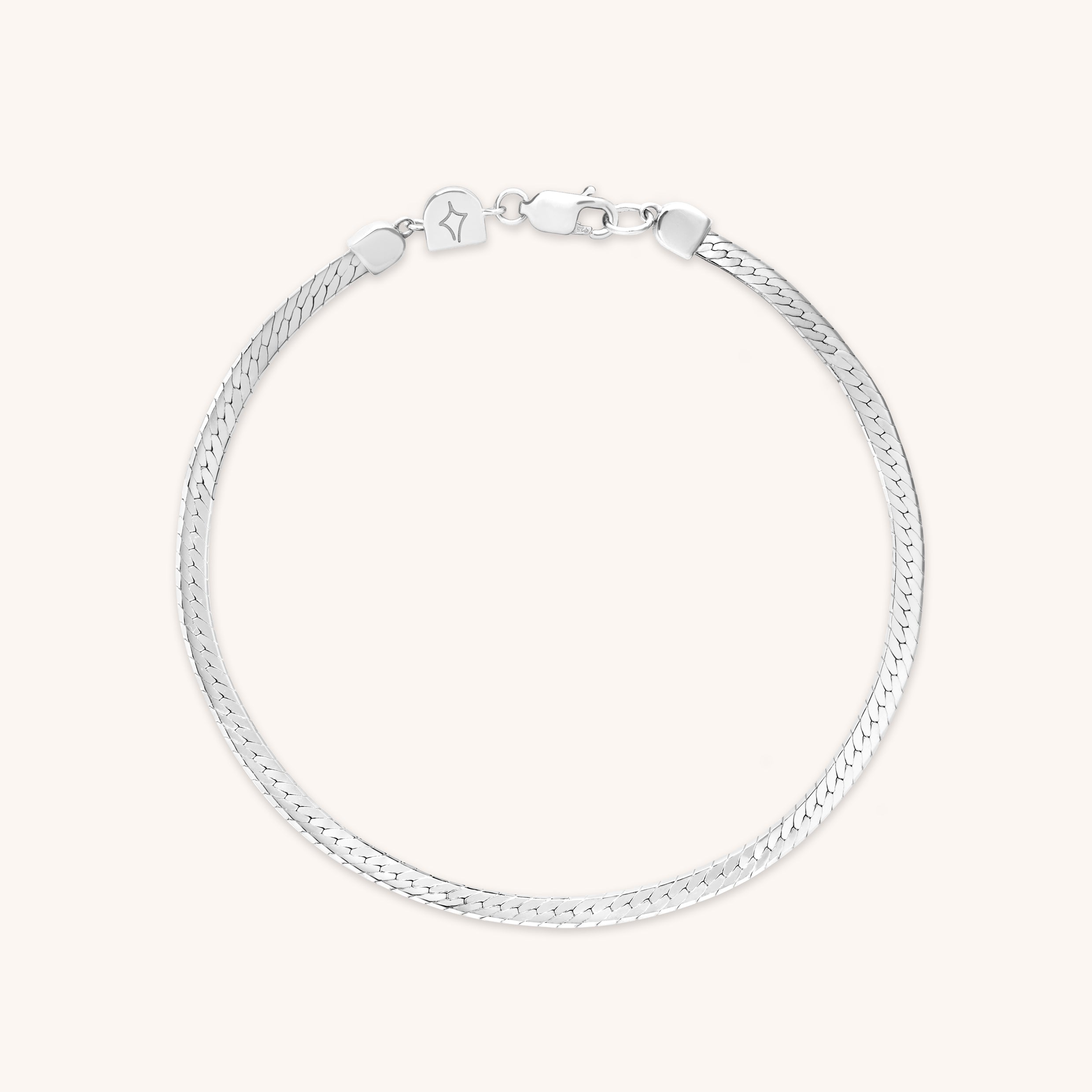 Essential Snake Chain Bracelet in Silver