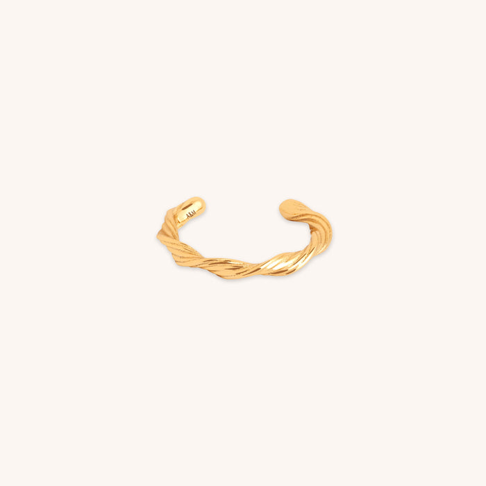 Twist Ear Cuff in Gold