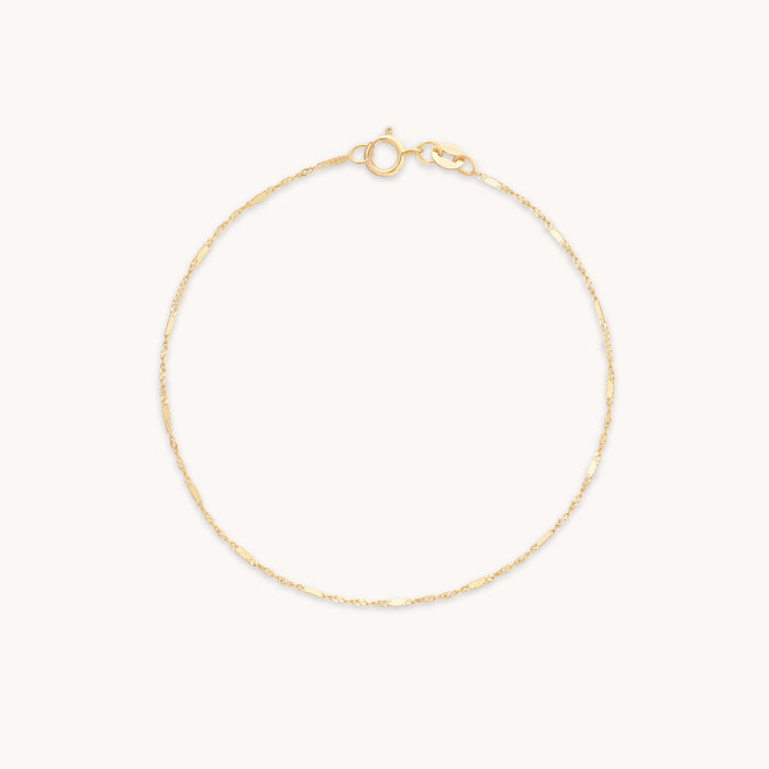 Astrid Chain Bracelet in Solid Gold