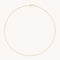 Astrid Story Chain Necklace in Solid Gold