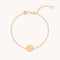 Aries Zodiac Bracelet in Gold