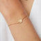 Cancer Zodiac Bracelet in Gold