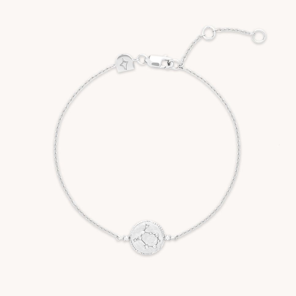 Gemini Zodiac Bracelet in Silver