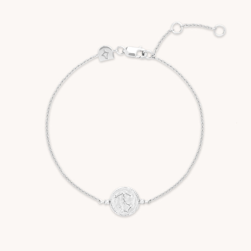 Scorpio Zodiac Bracelet in Silver