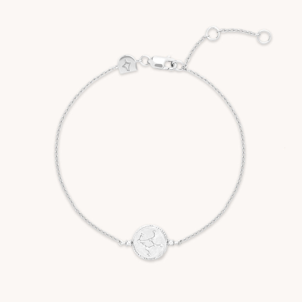 Virgo Zodiac Bracelet in Silver