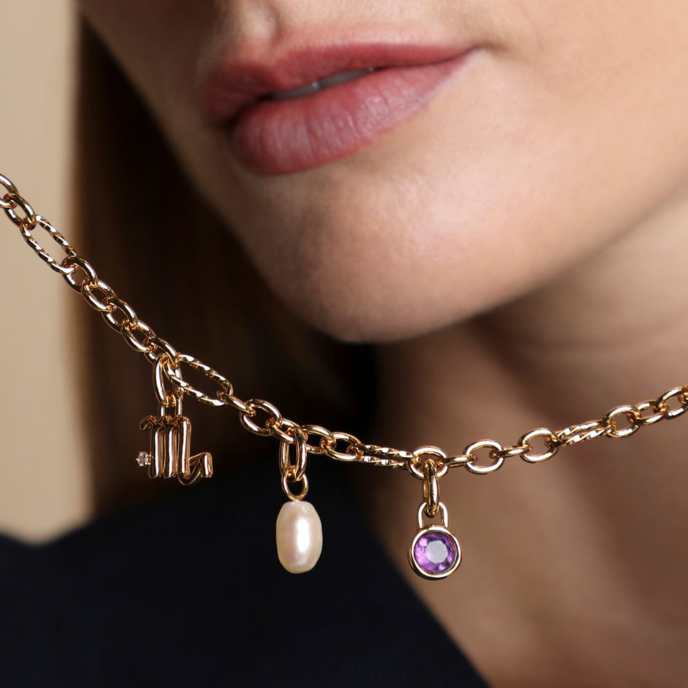 Bold Necklace Charming Gift Set in Gold