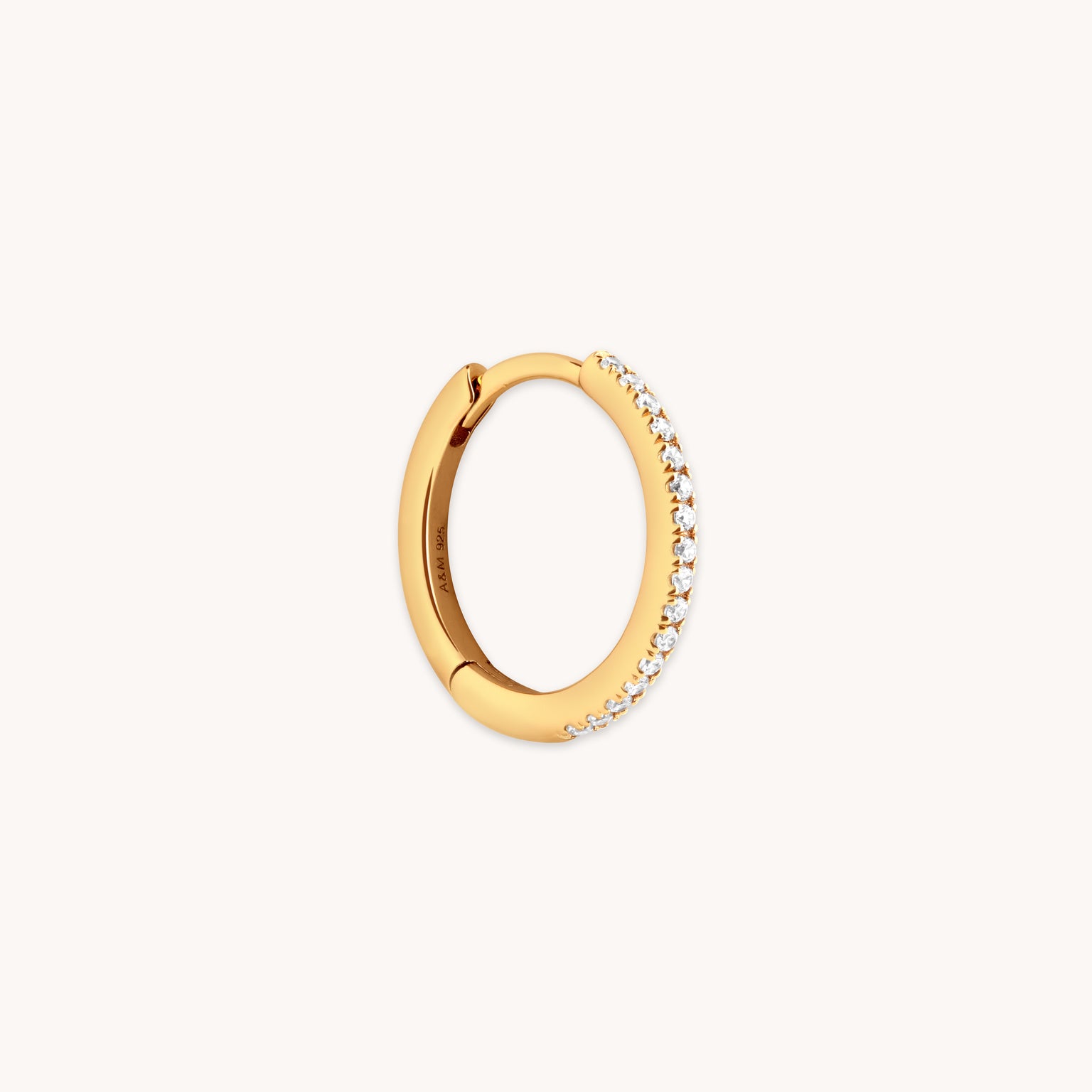 Jewelled Hoop in Gold