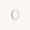 Jewelled Hoop in Silver