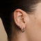 Cosmic Star Single Charm Hidden Helix in Solid White Gold