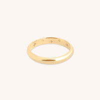 Hidden Cosmic Milestone Ring in Solid Gold-Astrid &amp; Miyu