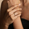 Hidden Cosmic Milestone Ring in Solid Gold-Astrid &amp; Miyu