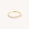 Diamond Eternity Milestone Ring in Solid Gold-Astrid &amp; Miyu