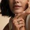 Diamond Eternity Milestone Ring in Solid Gold-Astrid &amp; Miyu