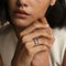 Diamond Eternity Milestone Ring in Solid White Gold-Astrid &amp; Miyu
