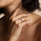 Illusion Diamond Milestone Ring in Solid Gold-Astrid &amp; Miyu
