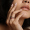 Astrid et Miyu Milestone Ring in Solid White Gold-Astrid &amp; Miyu