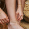 Essential Box Chain Anklet in Gold