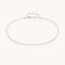 Essential Box Chain Anklet in Silver