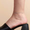 Essential Curb Chain Anklet in Silver