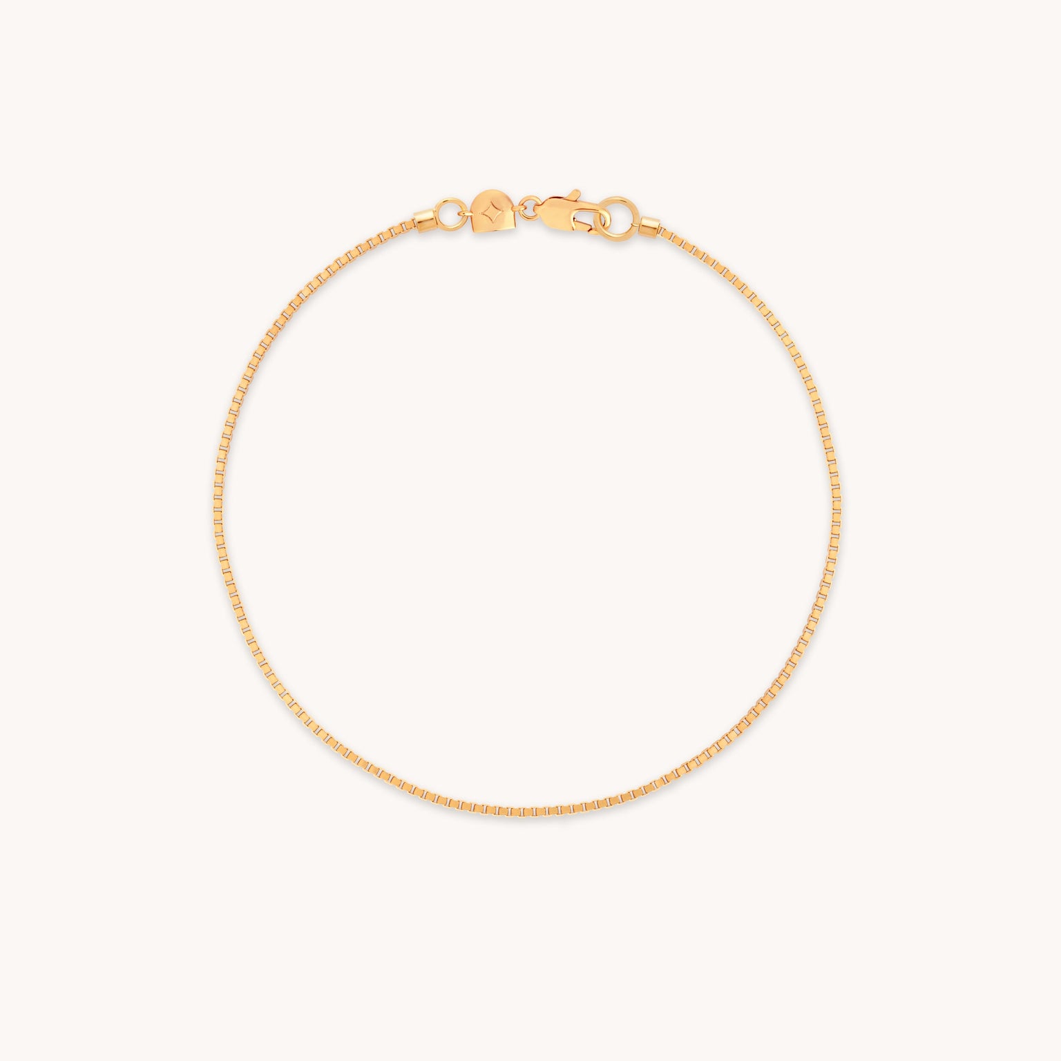 Essential Box Chain Bracelet in Gold