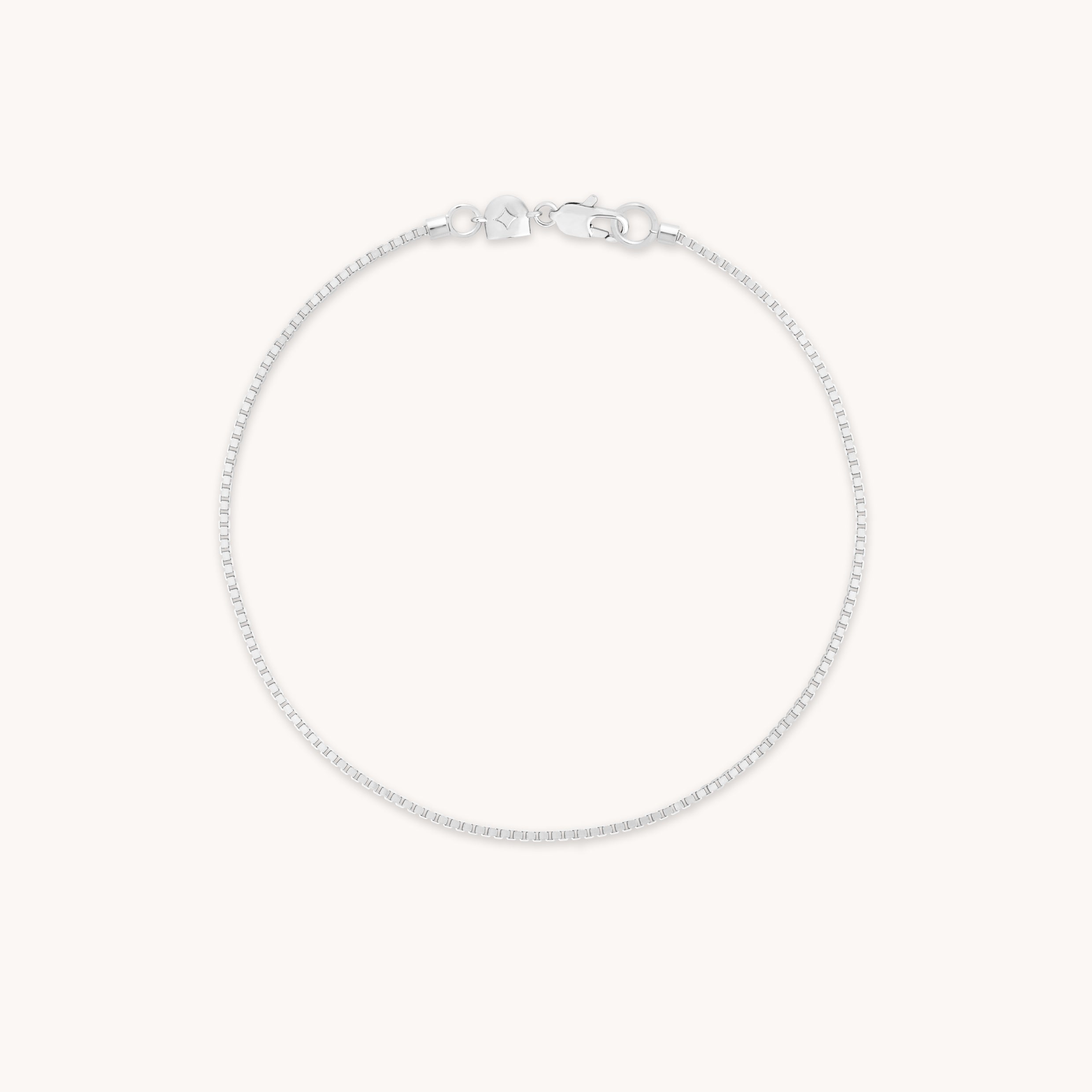 Essential Box Chain Bracelet in Silver