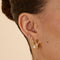 Shell Titanium Piercing Stud in Gold