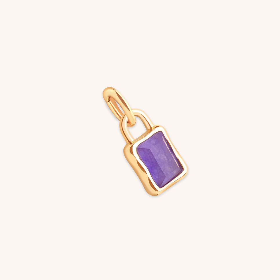 Kawa Stone December Clip Charm in Gold-Astrid &amp; Miyu