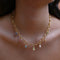 Moonstone June Clip Charm in Gold