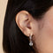 Moonstone June Clip Charm in Silver
