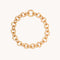 Molten Link Chain Bracelet in Gold