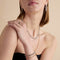 Molten Link Chain Bracelet in Silver