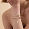 T-Bar Chain Bracelet in Gold