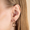 Molten Link Drop Studs in Gold