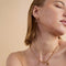 Molten Link Drop Studs in Gold