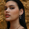 Molten Link Drop Studs in Gold