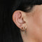 Molten Opal Rook Bar in Solid Gold