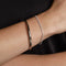 Wave Bangle in Silver