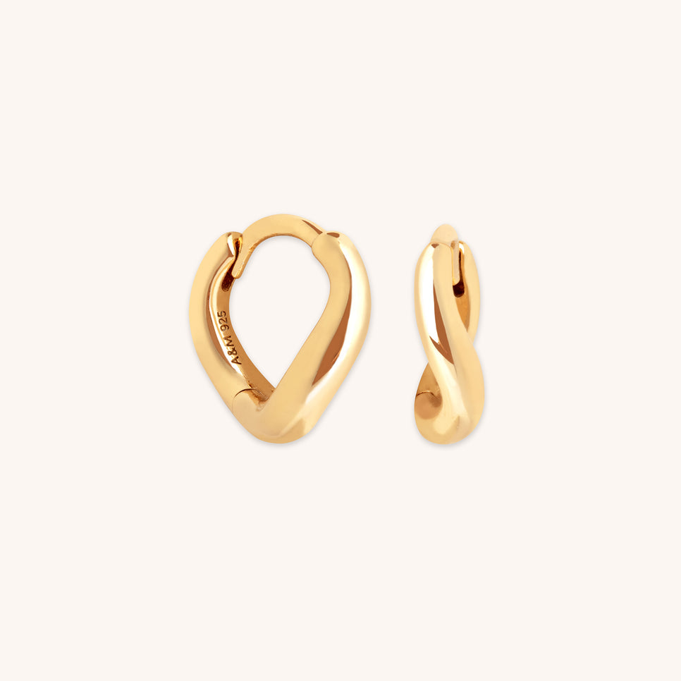 Wave Huggies in Gold