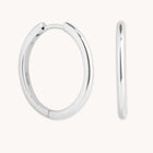 Essential Large Hoops in Silver