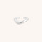 Wave Ear Cuff in Silver