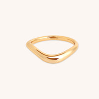 Wave Ring in Gold