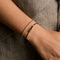 L Initial Click Charm in Solid Gold