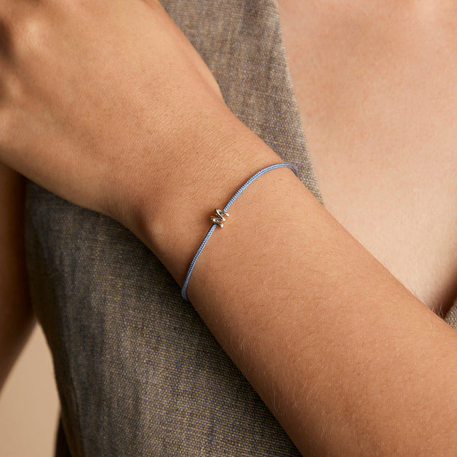 M Initial Click Charm in Solid Gold-Astrid &amp; Miyu