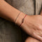 R Initial Click Charm in Solid Gold