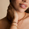 R Initial Click Charm in Solid Gold