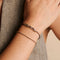 S Initial Click Charm in Solid Gold
